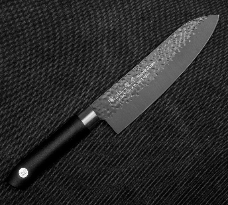 Satake - Swordsmith Black Nóż Santoku 17cm