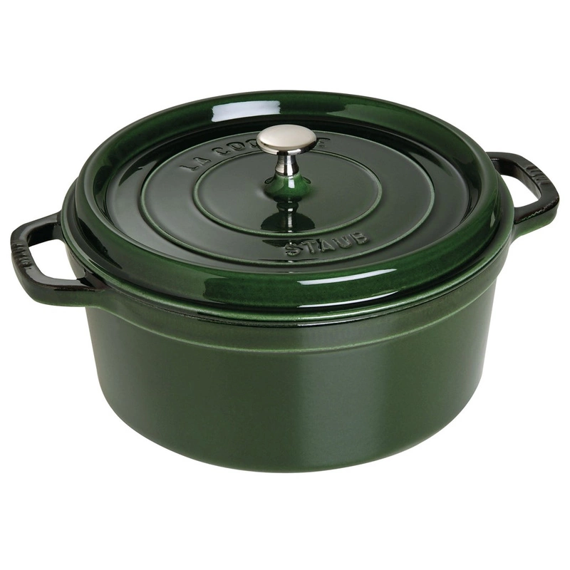 Staub - garnek brytfanna żeliwna zielona 6,7 l 28 cm