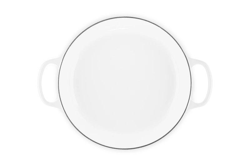 Le Creuset - garnek Gourmet Profesjonalny żeliwny 26 cm 2,2 l biały