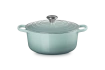 Le Creuset - brytfanna żeliwna emaliowana Signature okrągła 26 cm 5,3 l sea salt