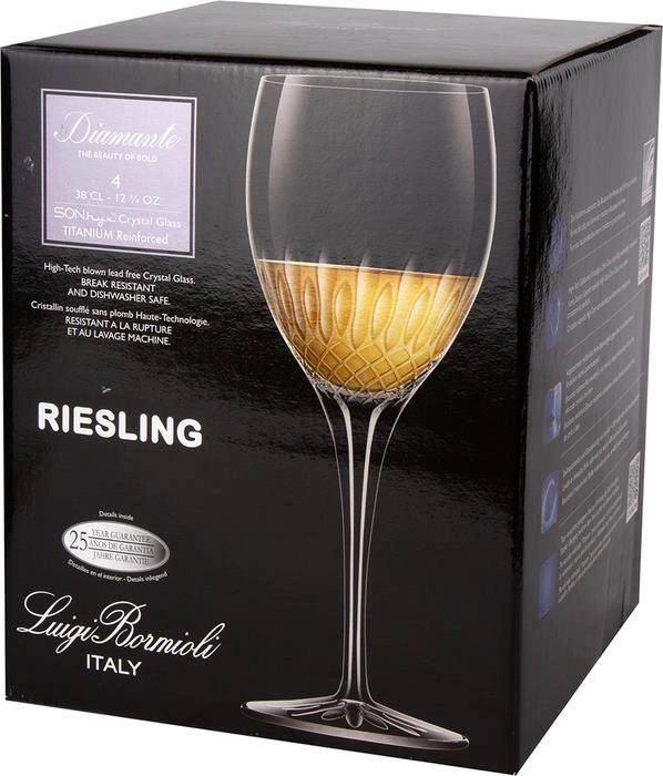 Luigi Bormioli - Kieliszki do białego wina 380 ml Diamante
