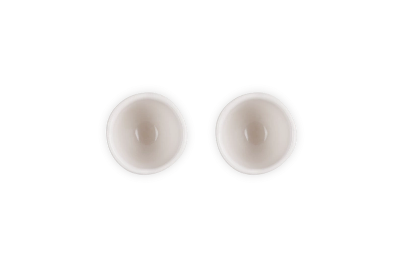 Le Creuset - Zestaw Kieliszków na jajko Jardin shell pink