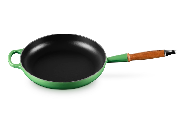Le Creuset - patelnia żeliwna z drewnianym uchwytem 28 cm Bamboo