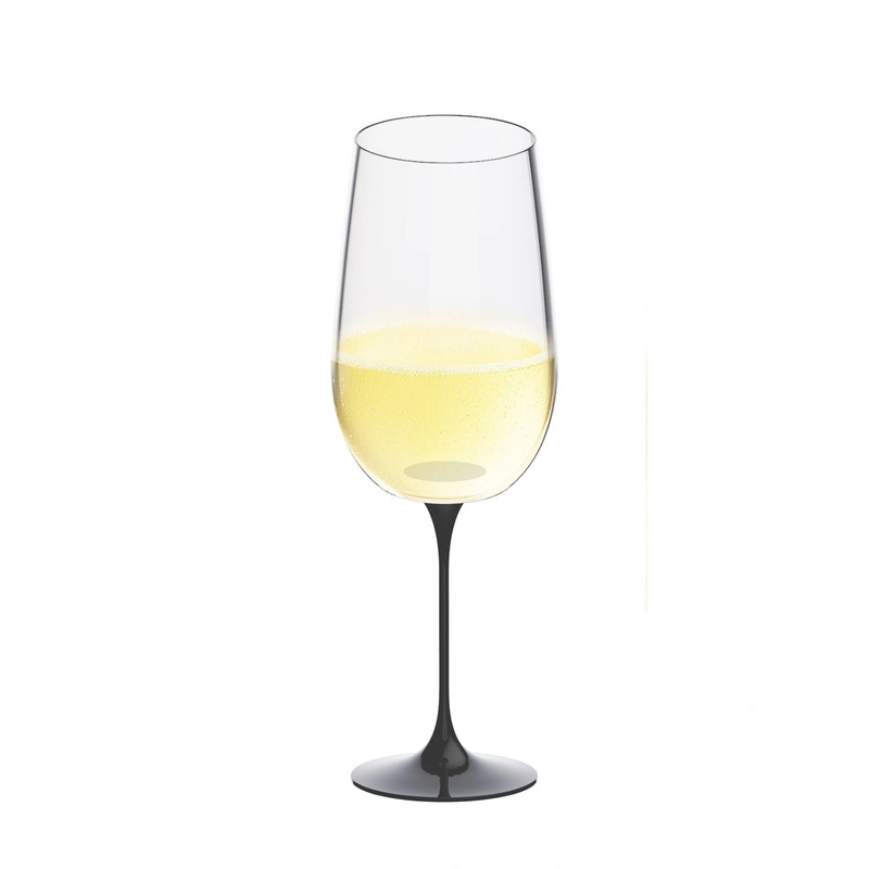 Trebonn - SplitGlass - zestaw 2 czarnych kieliszków Trento