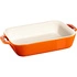 Staub - prostokątny półmisek ceramiczny 1.1 l, pomarańczowy
