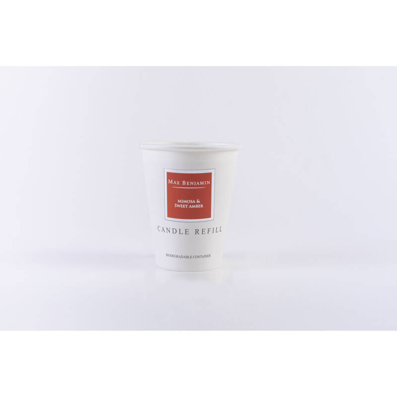 Max Benjamin - Wkład do świecy zapachowej 190g - Mimosa & Sweet Amber Classic