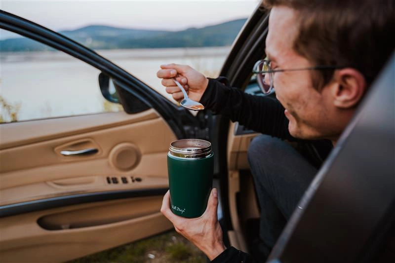 Vialli Design - Termos obiadowy 500ml FUORI zielony