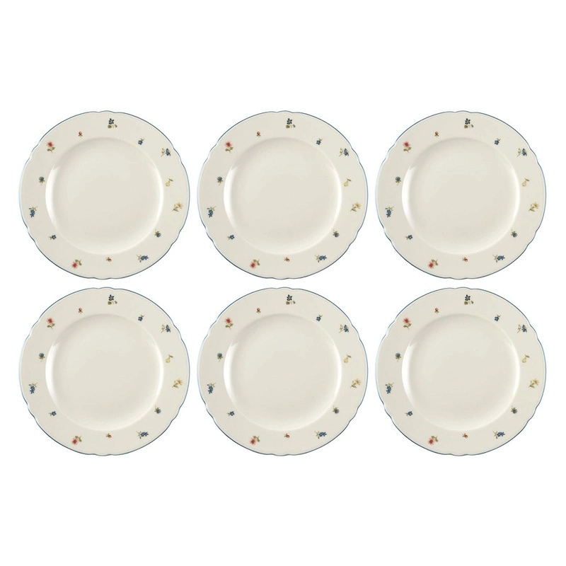 Seltman - MARIE-LUISE STREUBLUME Zestaw 6 talerzy obiadowych 25 cm
