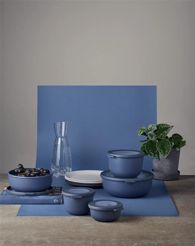 Mepal - Zestaw 4 misek Cirqula okrągła 500 1000 2000 3000 denim