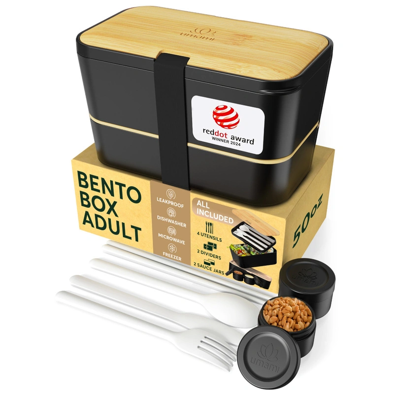 UMAMI - Lunchbox Nestable - Bamboo Black - 1500ml