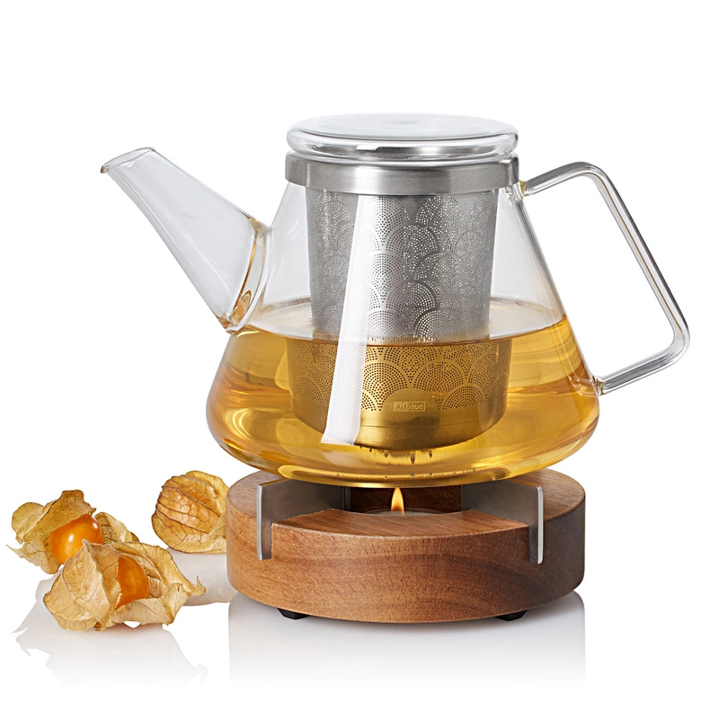 AdHoc - Zestaw do herbaty imbryczek Fusion i podgrzewacz Tuto