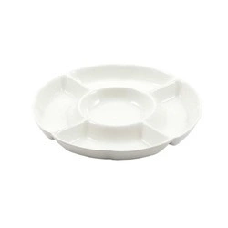 La Porcellana Bianca - okrągła taca do przekąsek 35.5 cm Convivio