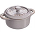 Staub - mini cocotte okrągły 200 ml, antyczny szary