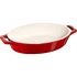 Staub - owalny półmisek ceramiczny 400 ml, czerwony