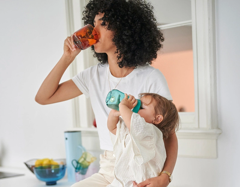 Mepal - Kubek dziecięcy treningowy do nauki picia MIO Flowers & Butterflies 300ml