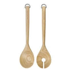 KitchenAid Culinary Tools - drewniane sztućce do sałaty CORELINE Birch