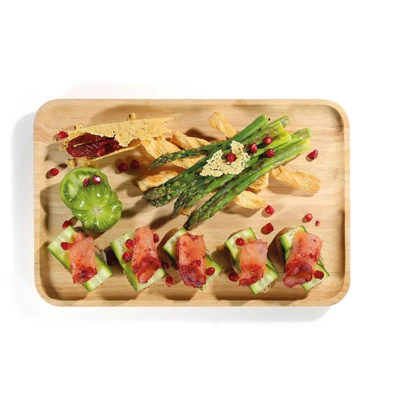 Zassenhaus - talerz na przekąski, kauczukowiec, 35,5 x 23,5 cm