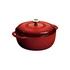 Lodge - Garnek żeliwny emaliowany - czerwony 5,6L