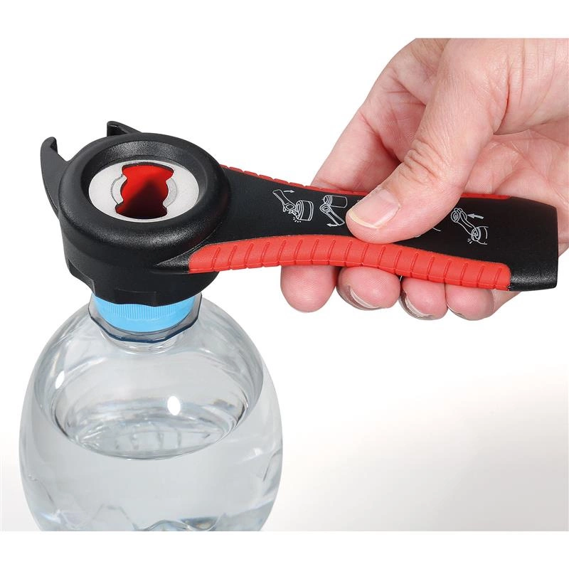 Kuchenprofi - otwieracz wielofunkcyjny 5 w 1, 14 cm, czerwony Butler