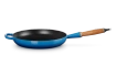 Le Creuset - patelnia żeliwna z drewnianym uchwytem 26 cm Azure