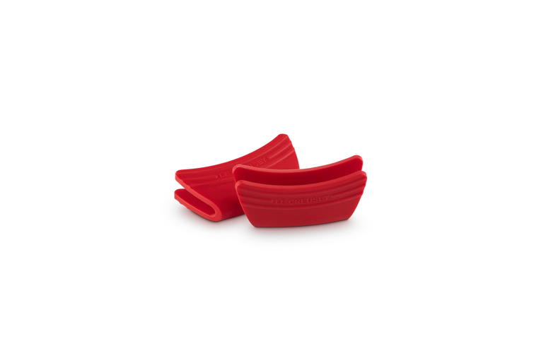 Le Creuset - uchwyty silikonowe wiśniowe 2 szt