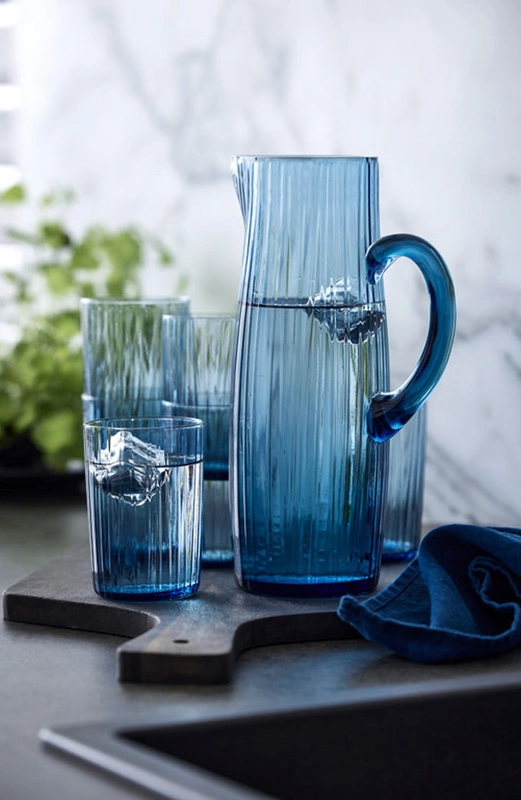 Bitz - Zestaw 4 sztuk szklanek do wody 280 ml Kusintha Blue