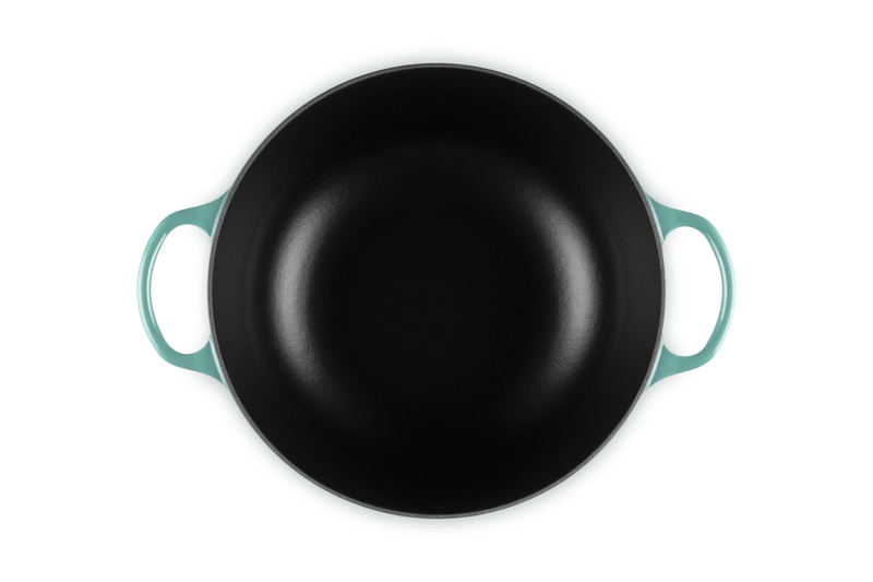 Le Creuset - La Marmite garnek żeliwny rodzinny bleu riviera 26 cm