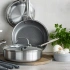 GreenPan - Patelnia głęboka stal z powłoką ceramiczną Apex Collection 24 cm z pokrywką
