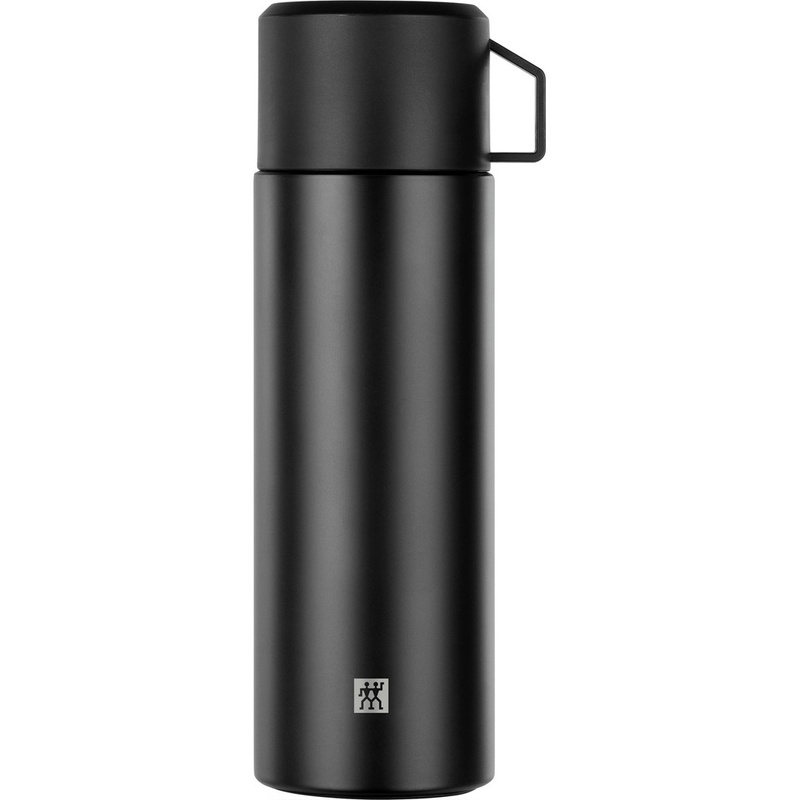 Zwilling - termos z kubkiem 1 ltr czarny Thermo
