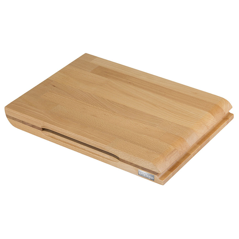 Artelegno - dwustronna deska do krojenia z drewna bukowego 40 x 30 cm Torino