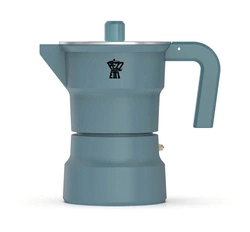 Pezzetti - SOLIDEXPRESS Emaliowana kawiarka (3 filiżanki) - Antyczny turkusowy