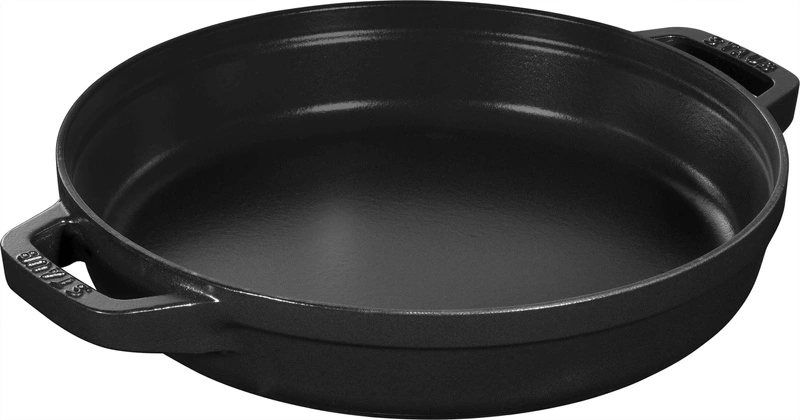 Staub - zestaw 3 naczyń żeliwnych + pokrywka 24 cm czarny