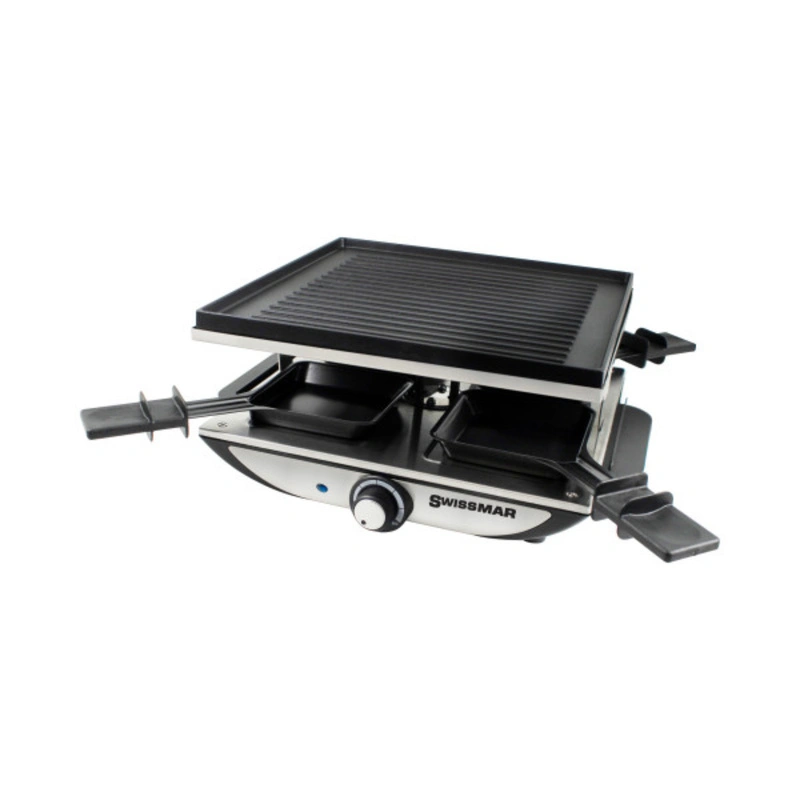 SWISSMAR - SWISSMAR Raclette GENEVA dla 4 osób, srebrne