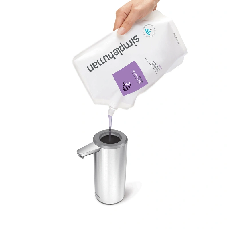 simplehuman - Dozownik bezdotykowy akumulatorowy 266ml stal matowa