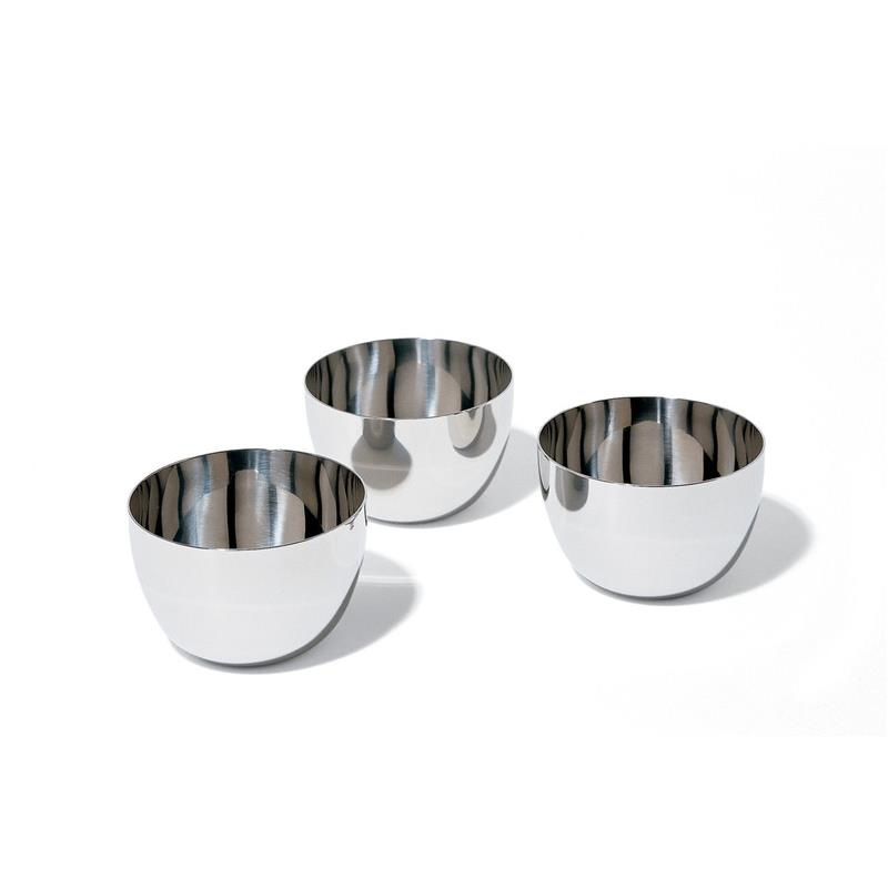 Alessi - 3 miseczki, stalowe MAMI