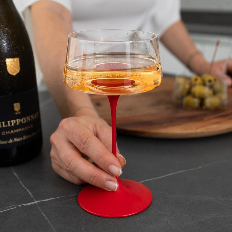 Trebonn - SplitGlass-Klieliszek do szampana szeroki red 2 sztuki
