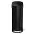 Simplehuman - Kosz na śmieci pedałowy SLIM, 45 l, czarny mat