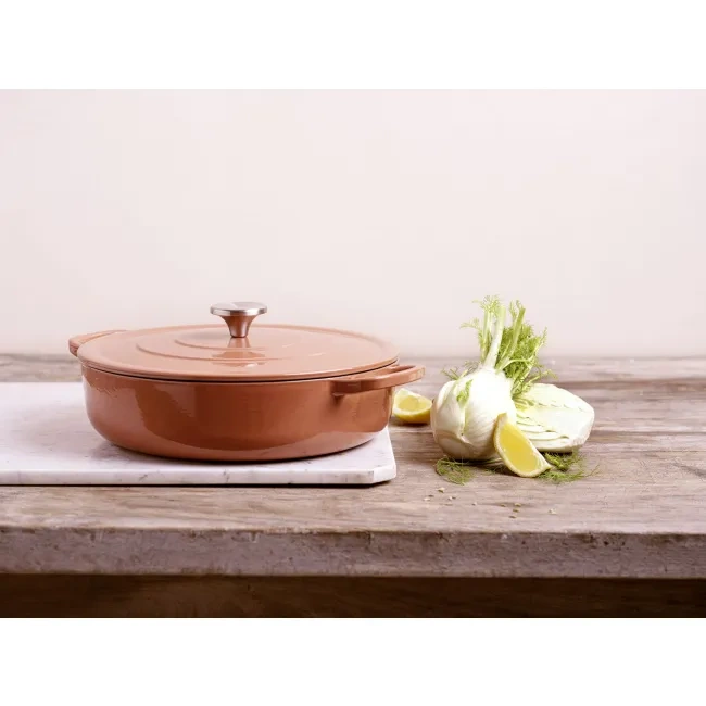 Mauviel - patelnia głęboka żeliwna 28 cm 4 L