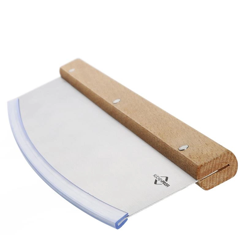 Kuchenprofi - nóż do pizzy, stal nierdzewna/drewno bukowe, 32 cm