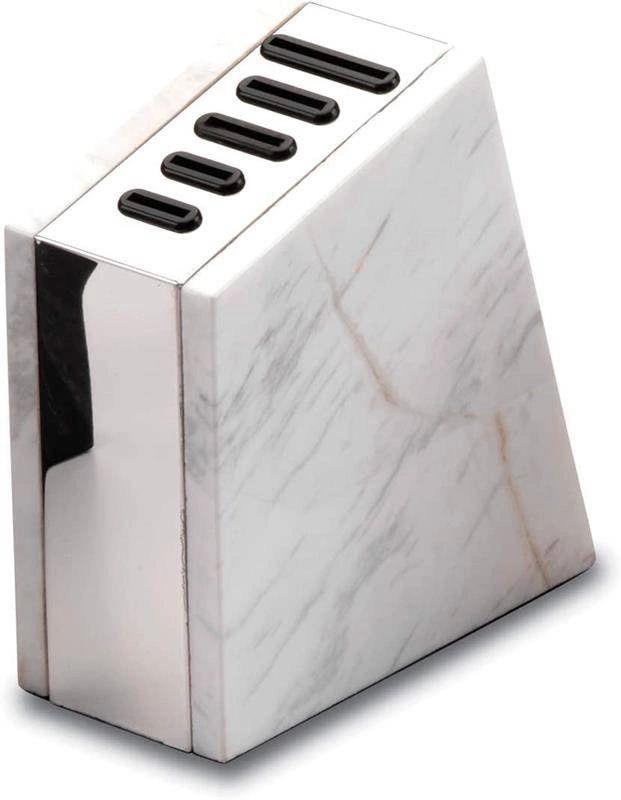 Grunwerg - Blok na 5 noży biały marmur