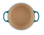 Le Creuset - brytfanna żeliwna emaliowana Signature okrągła 26 cm 5,3 l deep teal