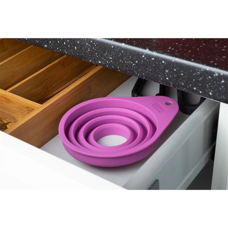 Lurch - lejek szeroki, składany, silikon, 15,5 x 12,5 cm