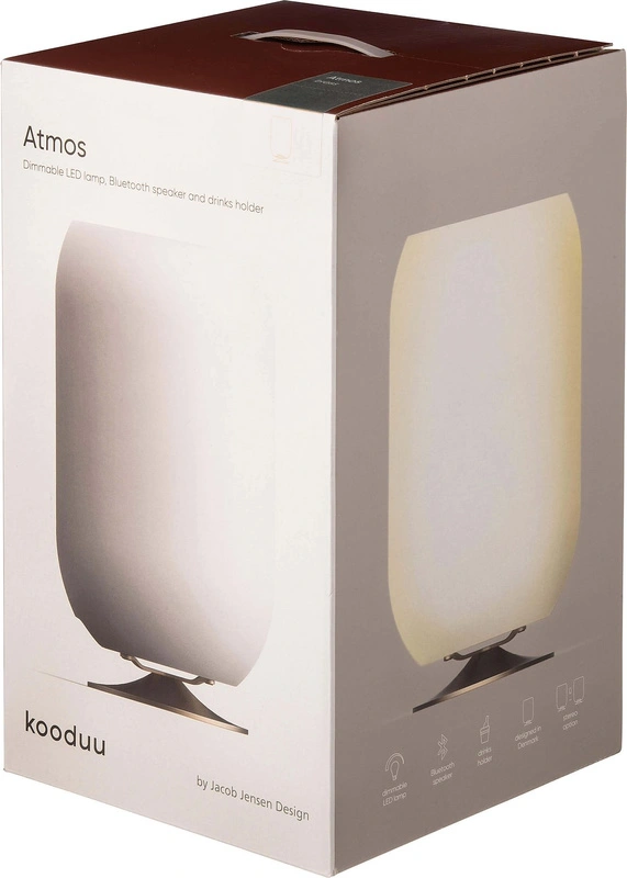 Kooduu - ATMOS Lampa z głośnikiem i coolerem na napoje