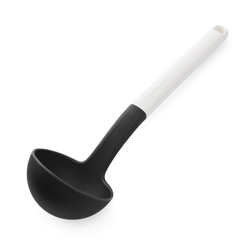 KitchenAid Culinary Tools - łyżka wazowa Porcelain White