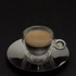 Luigi Bormioli - Filiżanki termiczne do espresso 2 szt. + podstawki