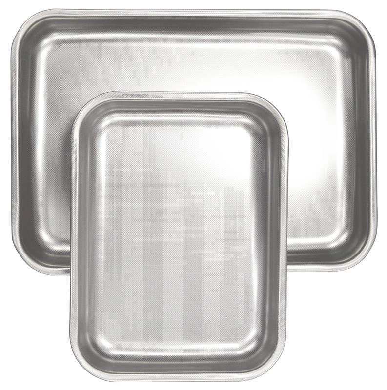 Steel Pan - Forma niska do pieczenia stalowa z nieprzywierającą teksturą 36x36x3.5 cm