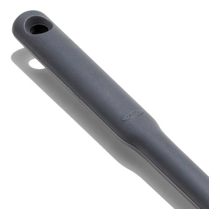OXO - Łyżka cedzakowa silikonowa czarna, Good Grips