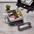 Black & Blum - Lunch box kwadratowy, oliwkowy