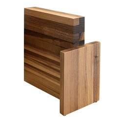 Artelegno - magnetyczny blok na 10 noży z drewna orzechowego