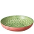 Cilio - płytka miska, porcelana, śred. 21 cm, 0,75 l, różowe romby